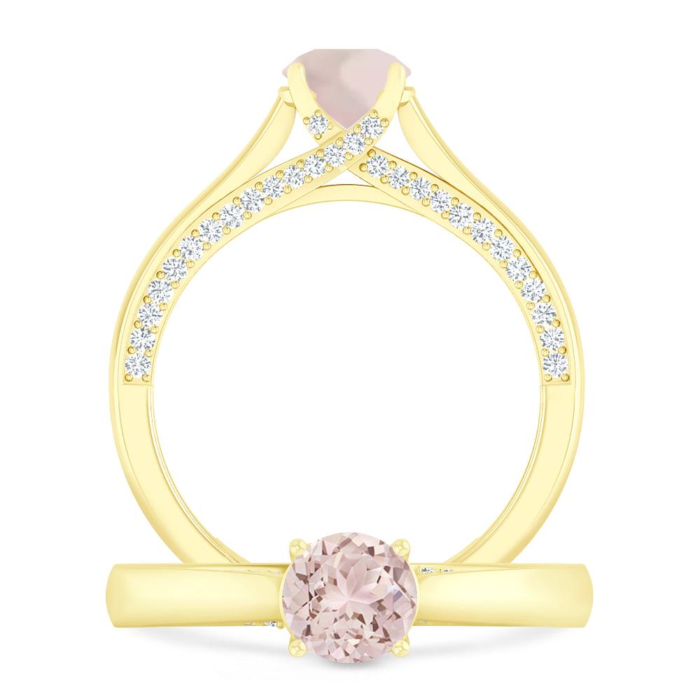 Yellow Gold - Morganite