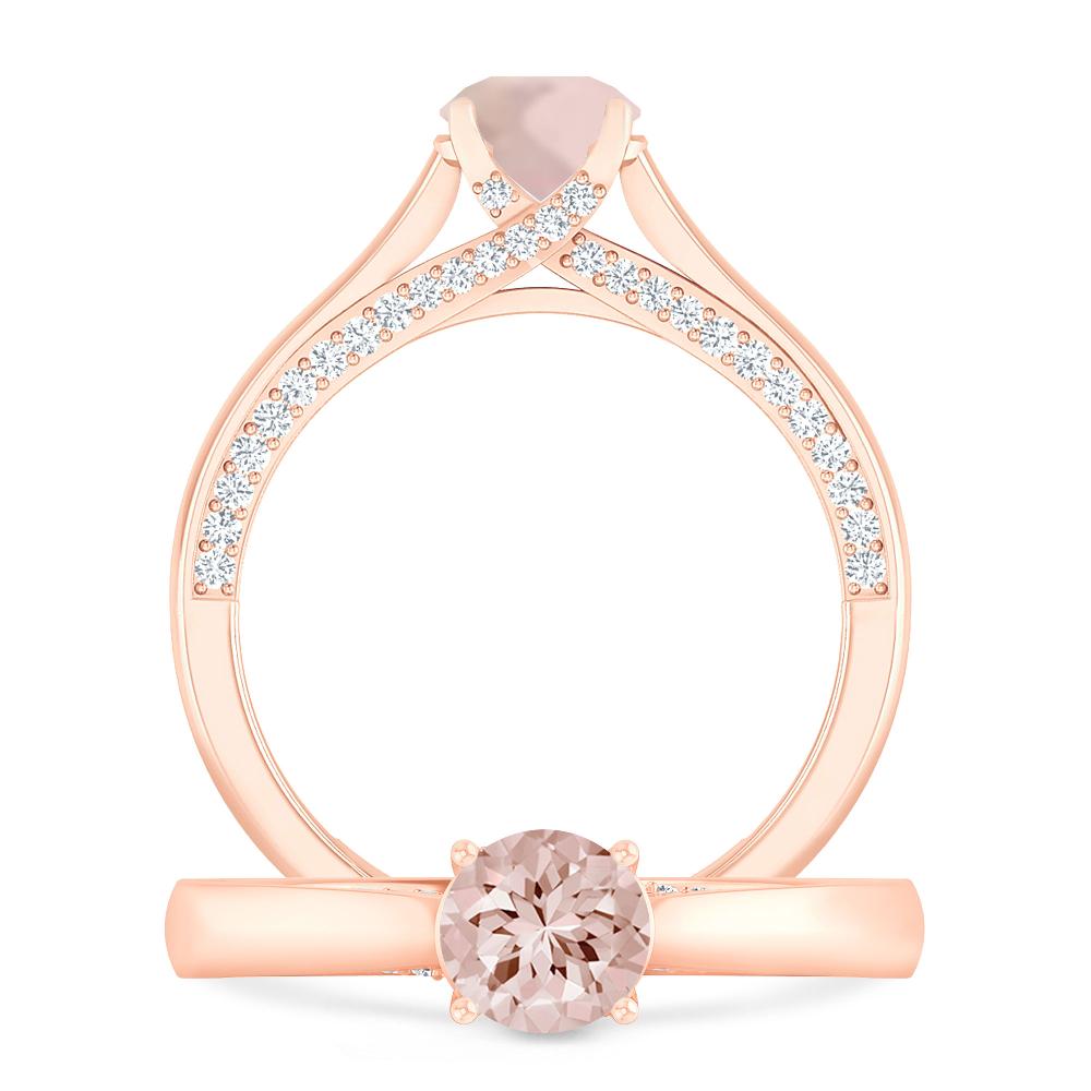 Rose Gold - Morganite