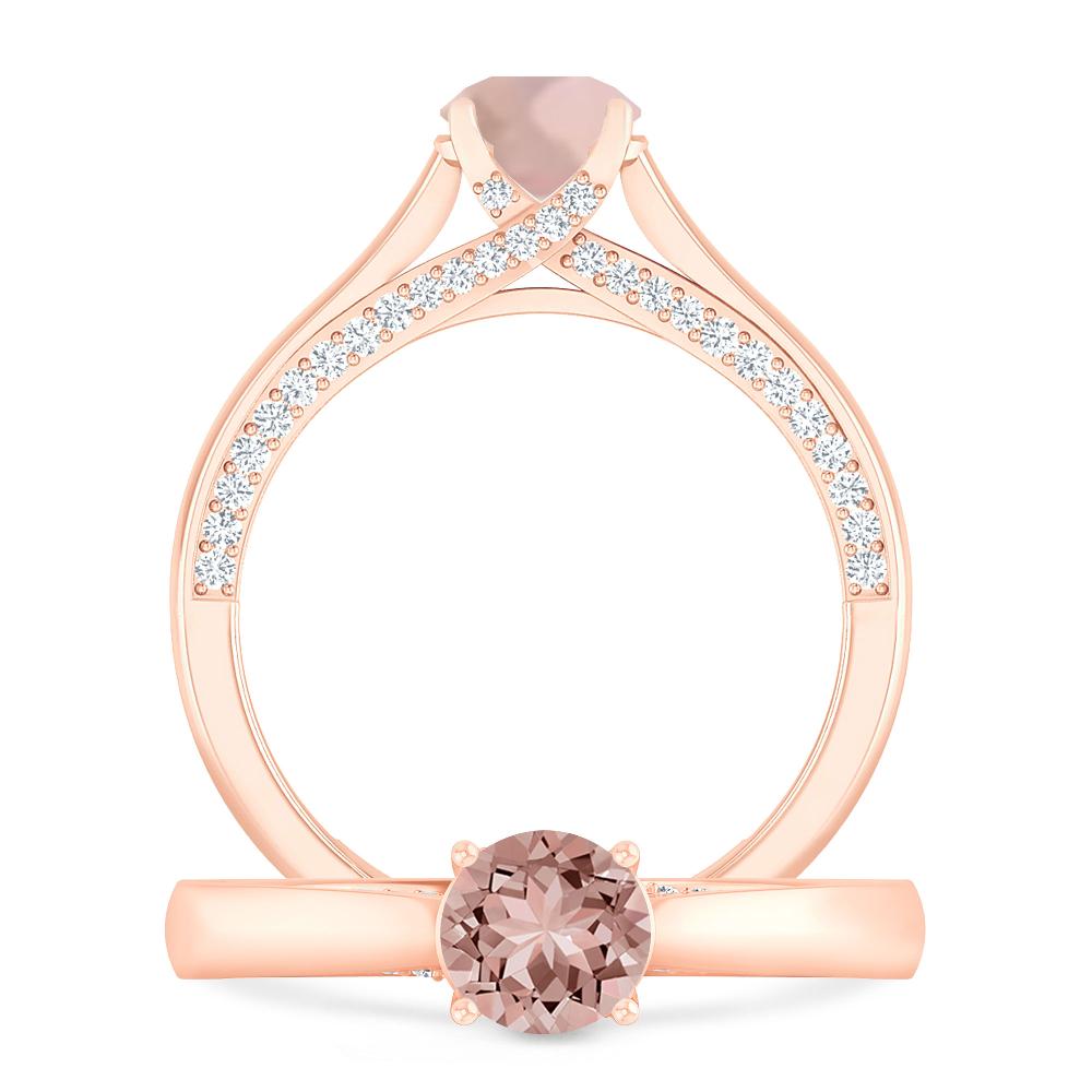 Rose Gold - Morganite