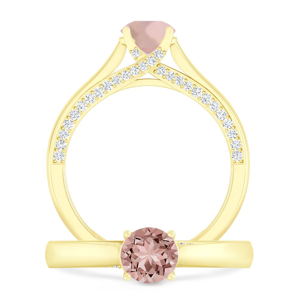 Yellow Gold - Morganite