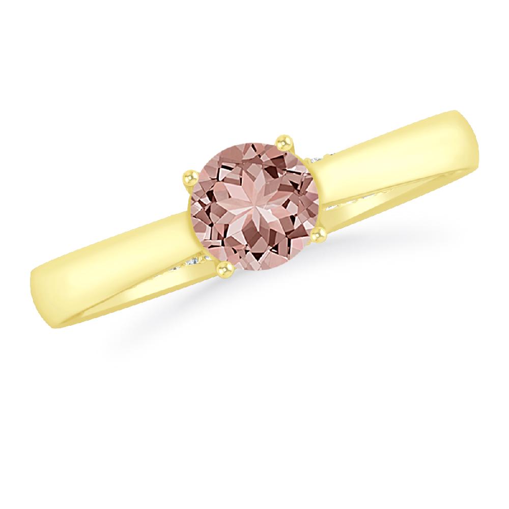 Yellow Gold - Morganite