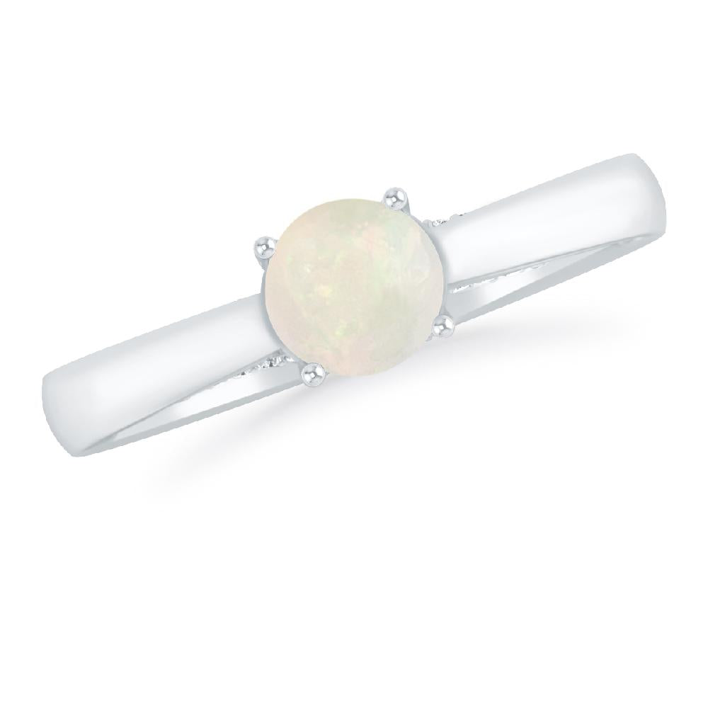 White Gold - Opal