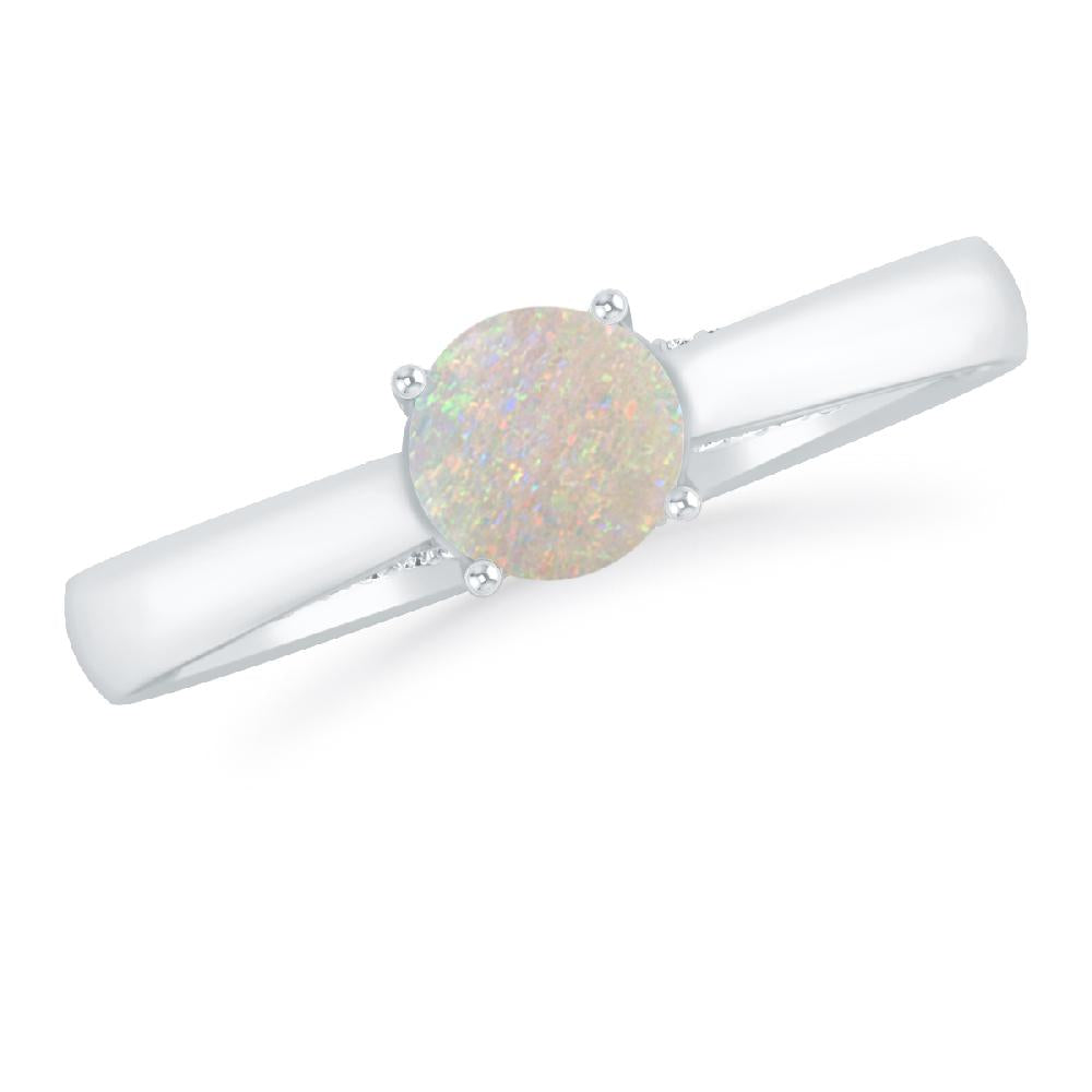 White Gold - Opal