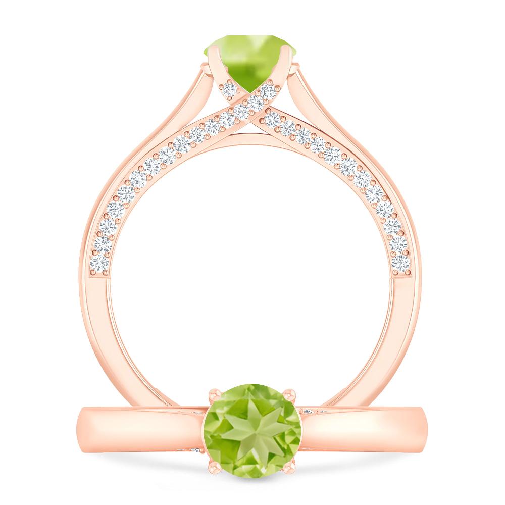 Rose Gold - Peridot