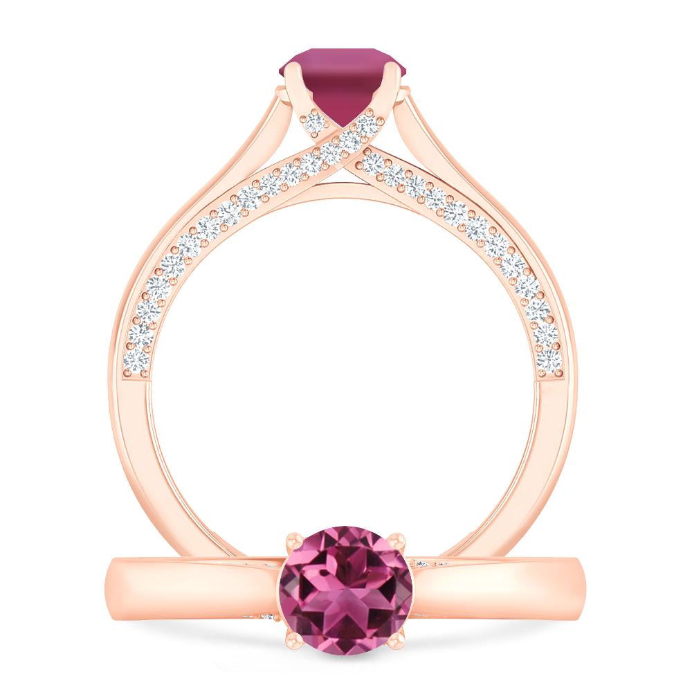 Rose Gold - Pink Tourmaline