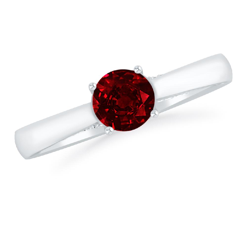 White Gold - Ruby