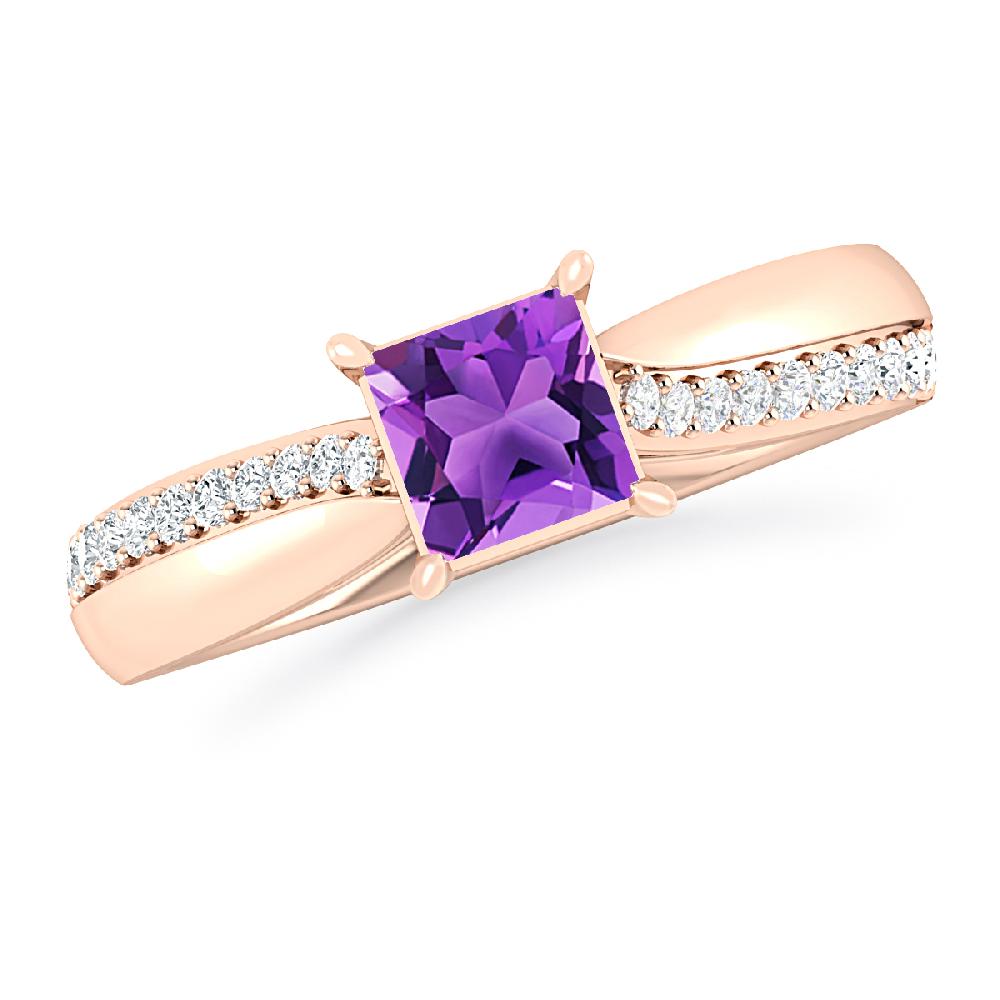 Rose Gold - Amethyst