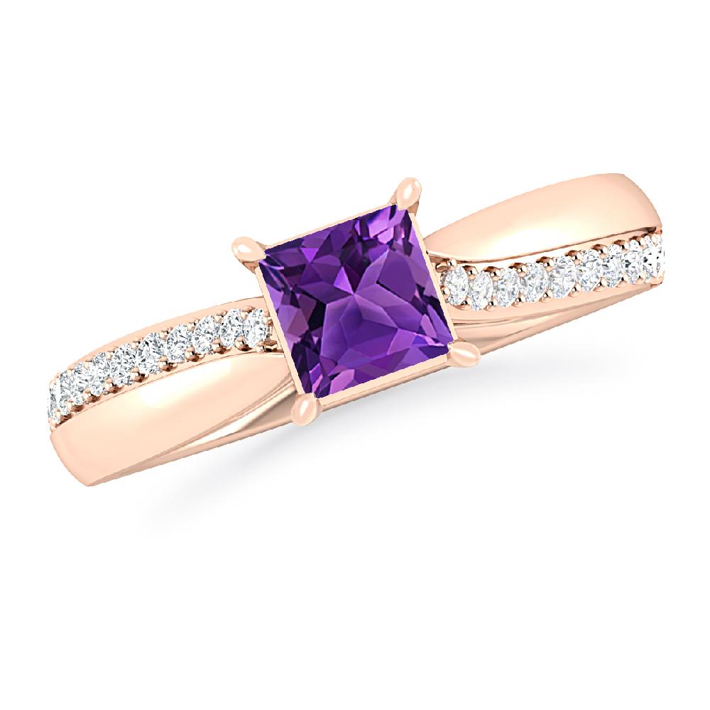 Rose Gold - Amethyst