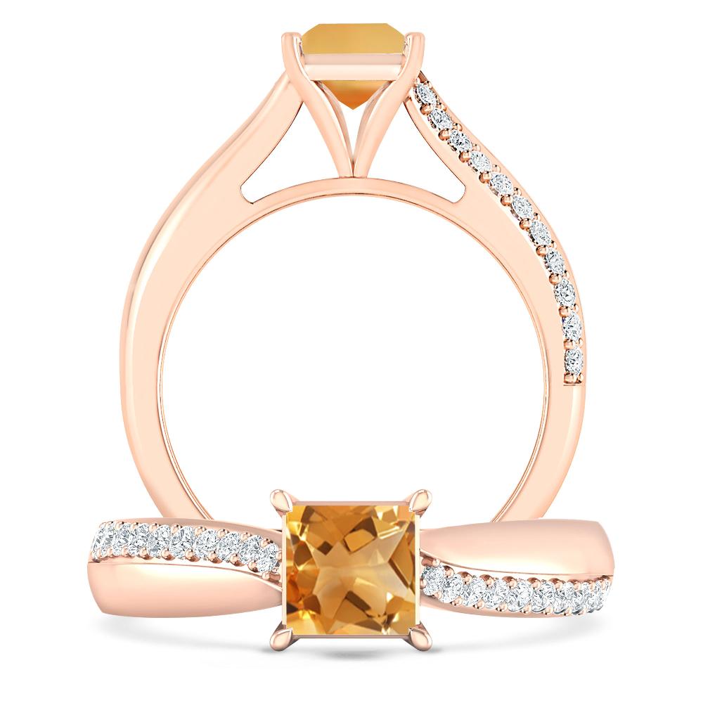 Rose Gold - Citrine