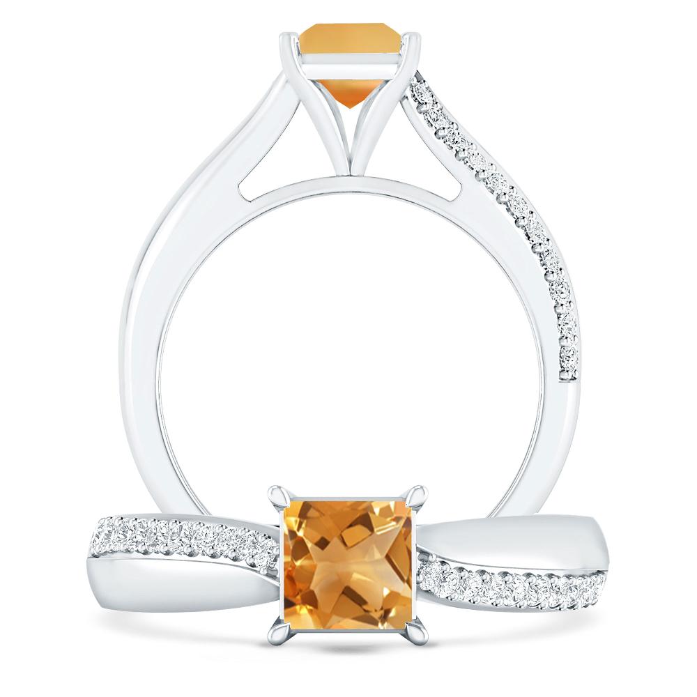 White Gold - Citrine