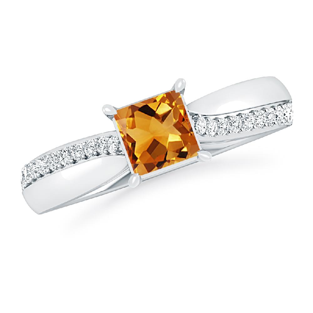 White Gold - Citrine