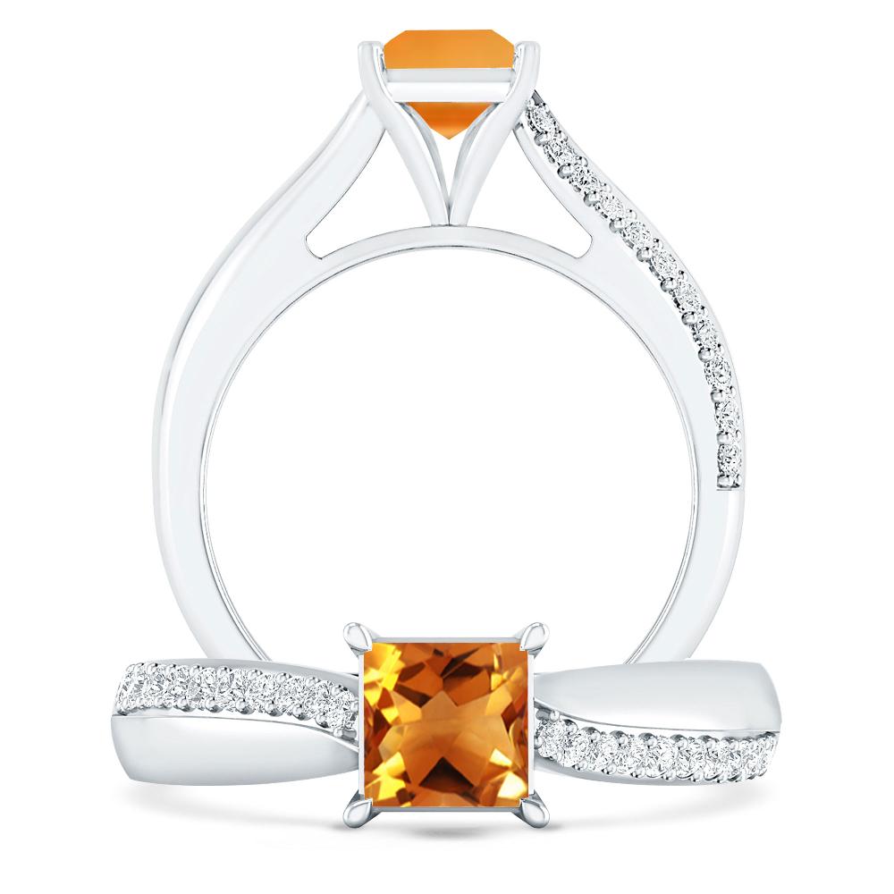 White Gold - Citrine