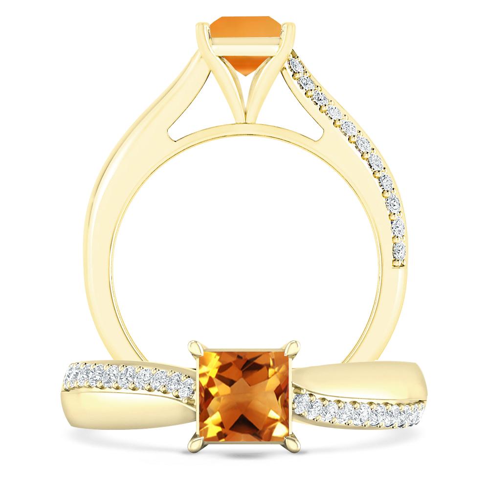 Yellow Gold - Citrine