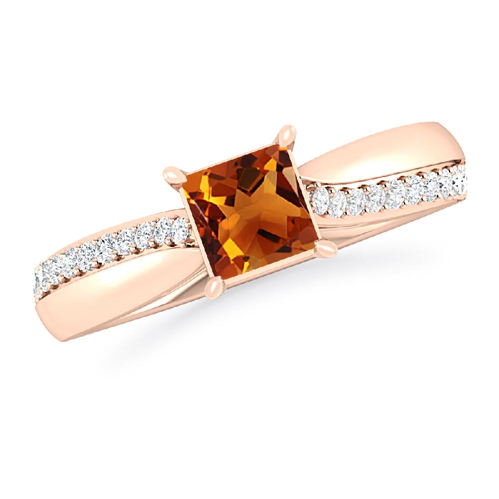 Rose Gold - Citrine