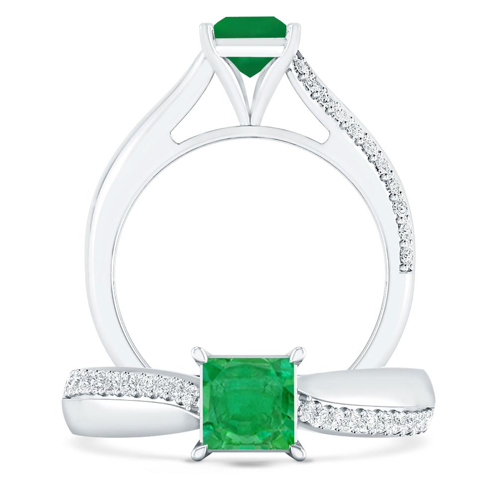 White Gold - Emerald