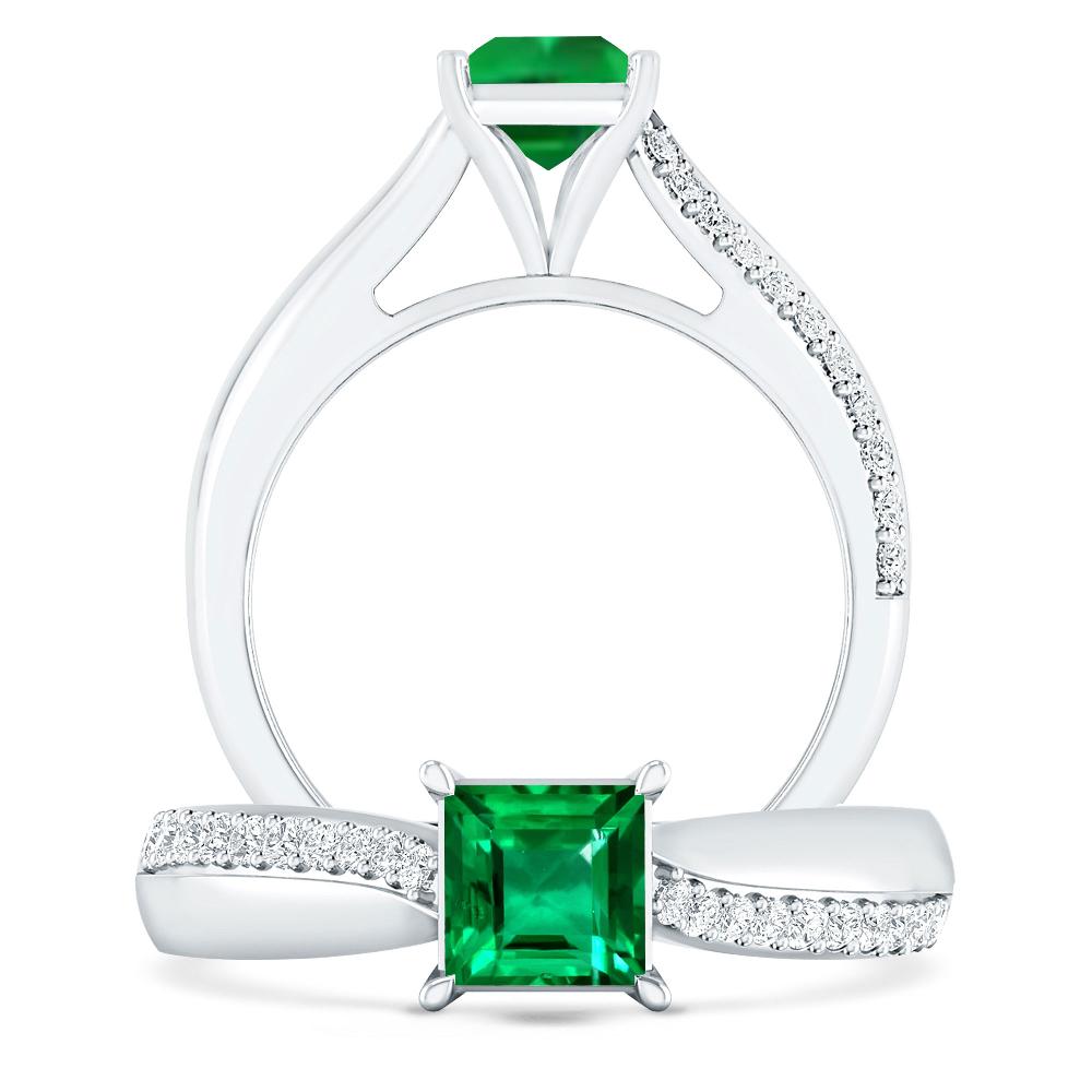 White Gold - Emerald