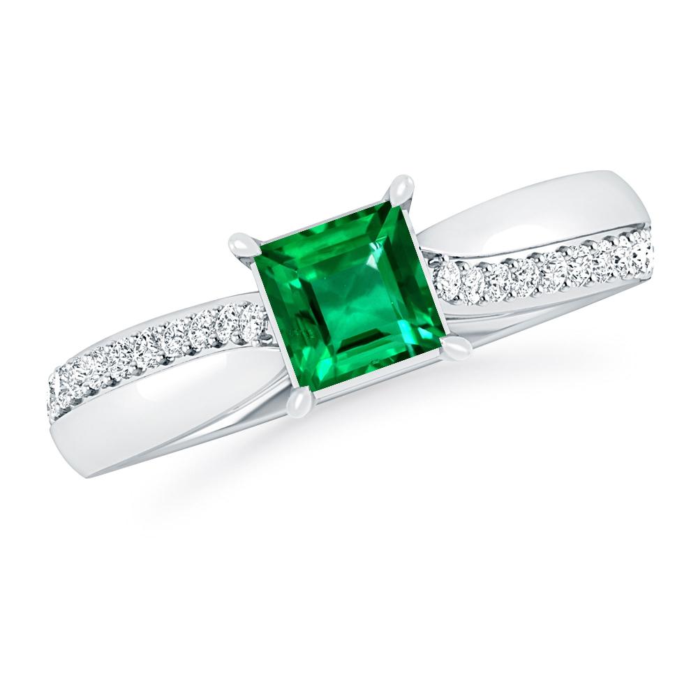 White Gold - Emerald