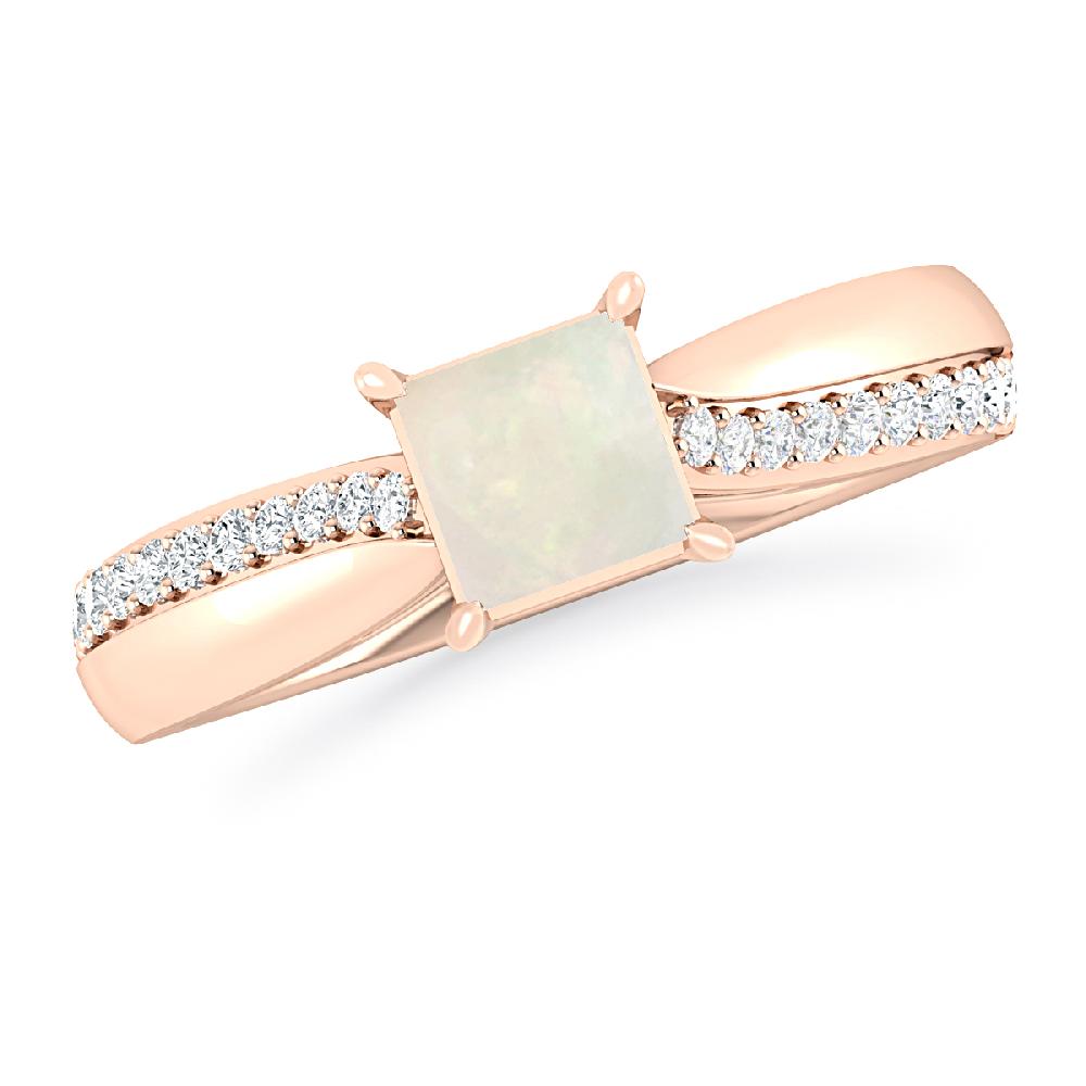 Rose Gold - Opal