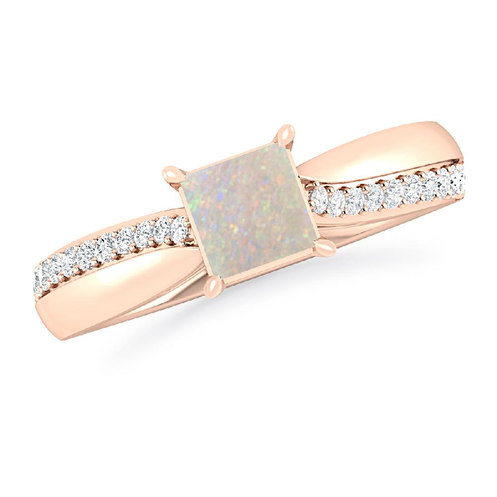 Rose Gold - Opal