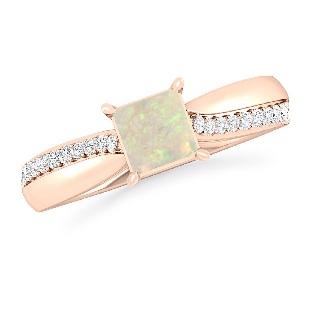 Rose Gold - Opal