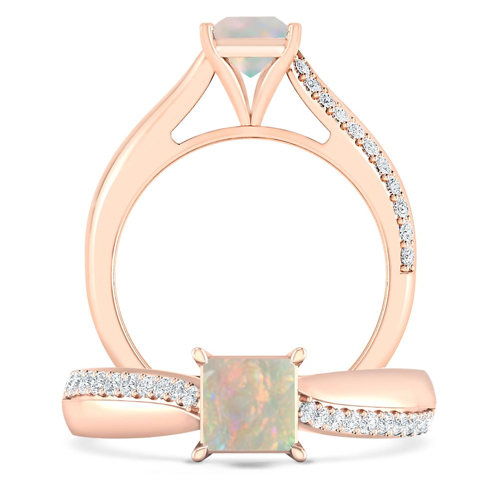 Rose Gold - Opal