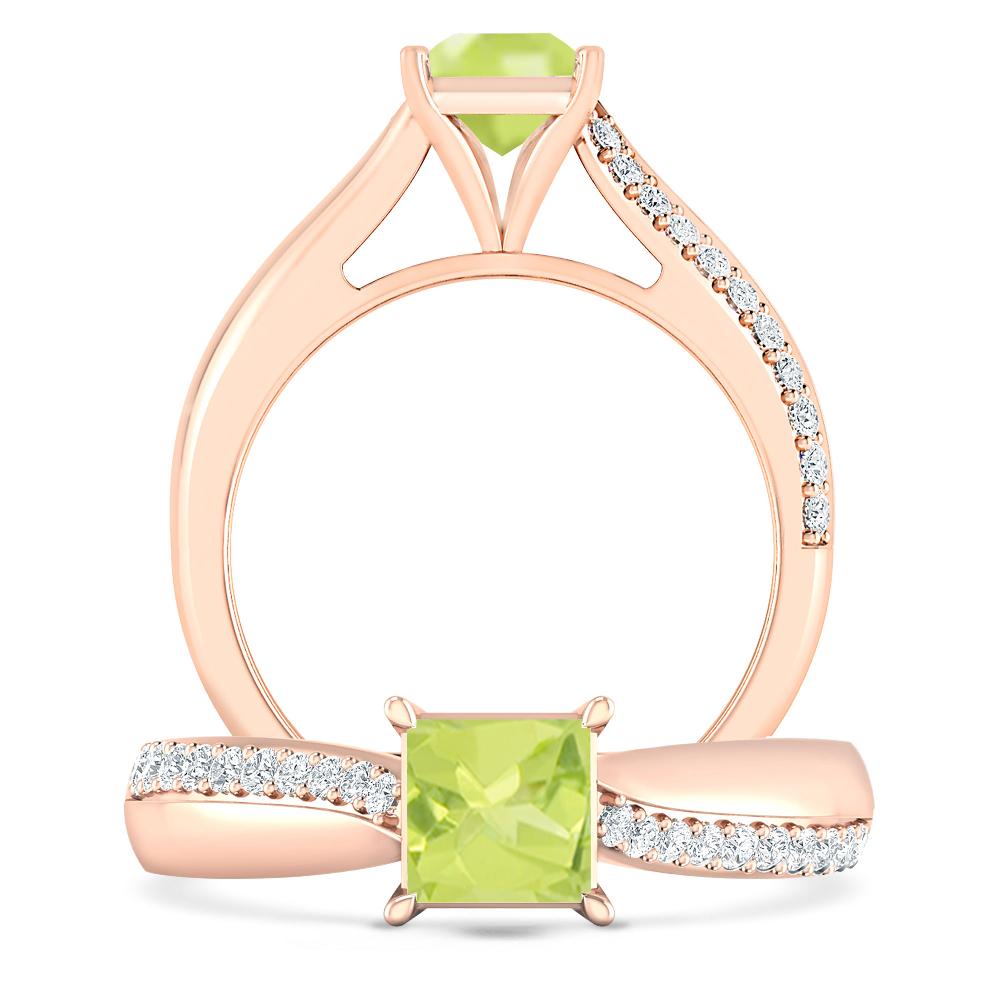 Rose Gold - Peridot