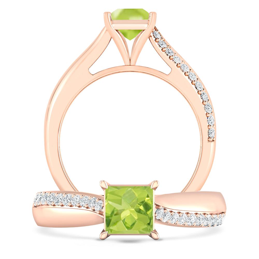 Rose Gold - Peridot