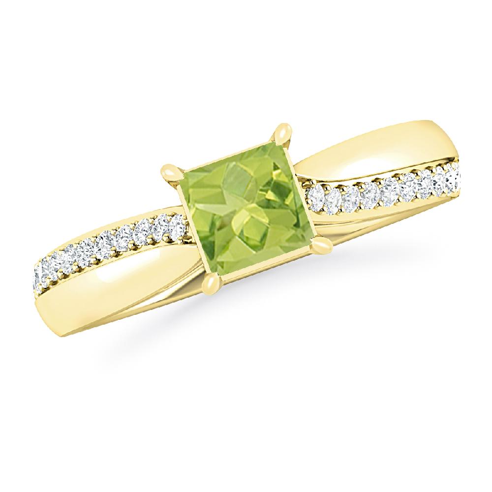 Yellow Gold - Peridot