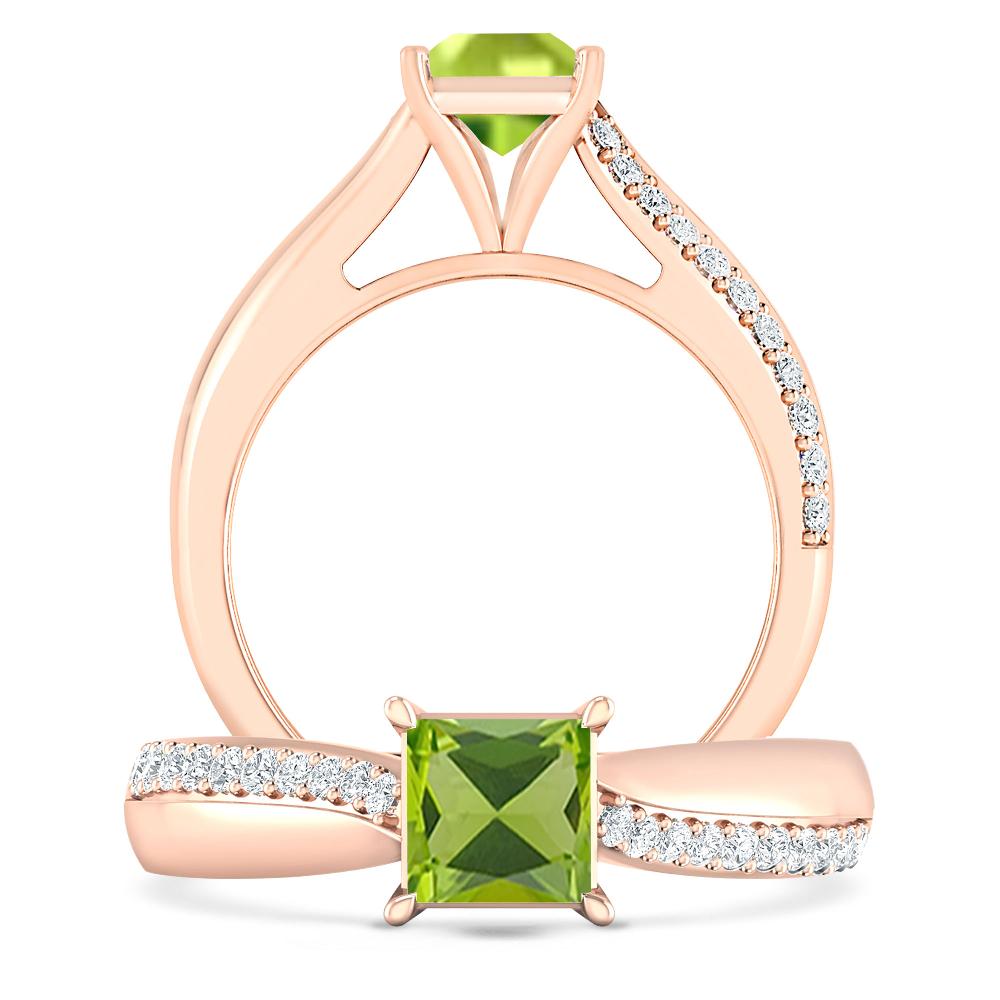 Rose Gold - Peridot