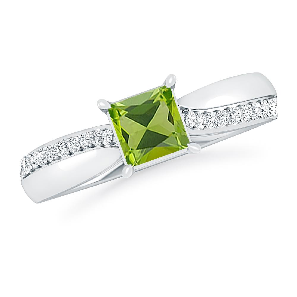 White Gold - Peridot