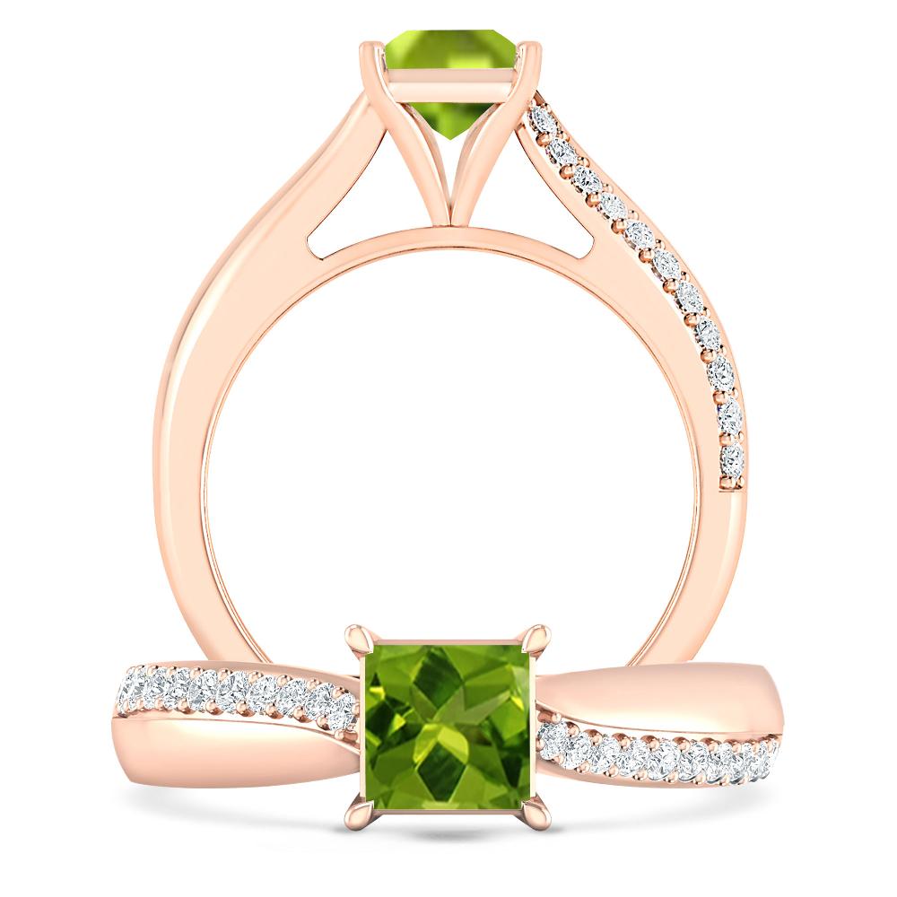 Rose Gold - Peridot