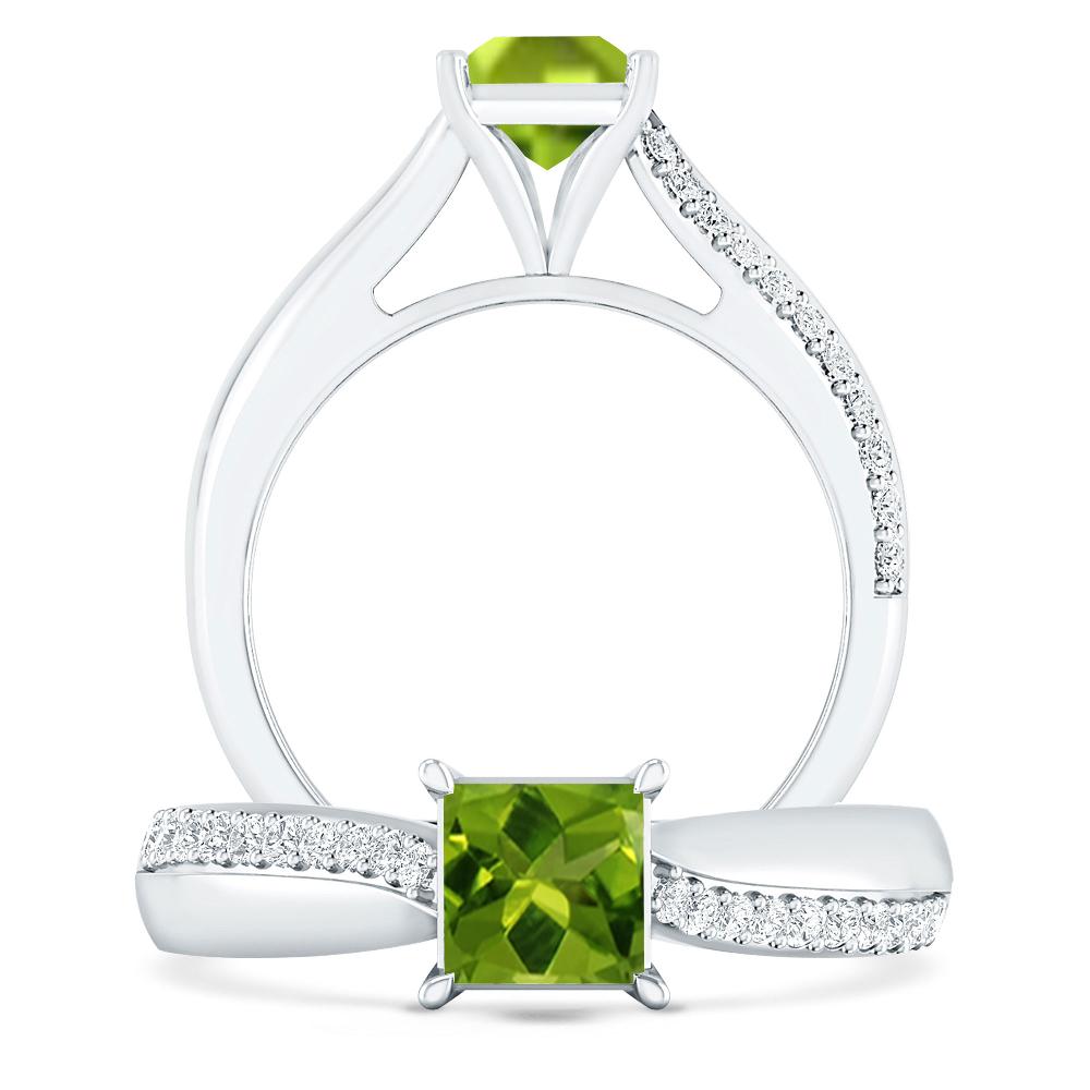 White Gold - Peridot