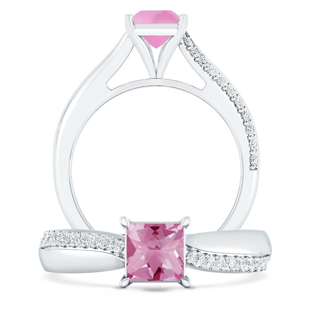 White Gold - Pink Tourmaline