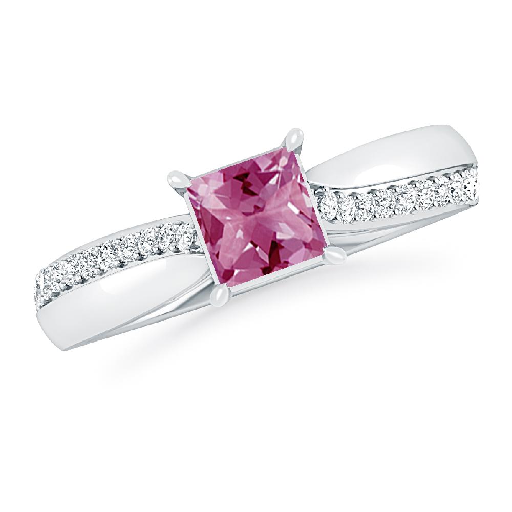 White Gold - Pink Tourmaline