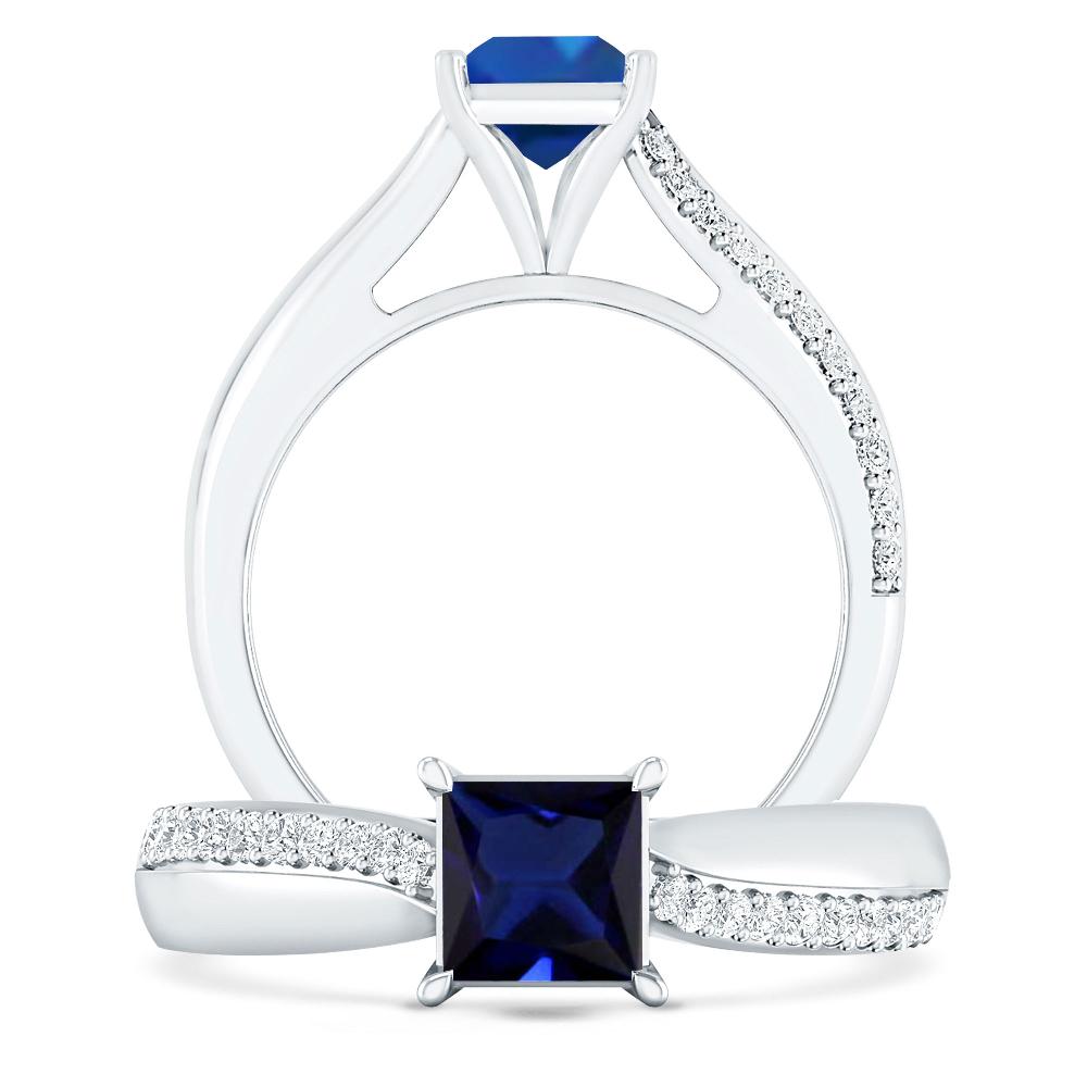 White Gold - Sapphire