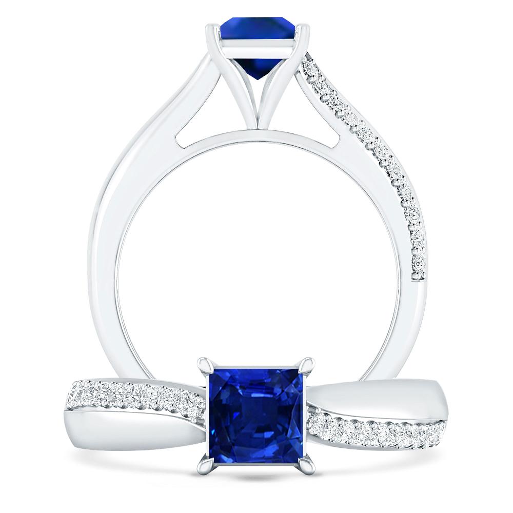 White Gold - Sapphire