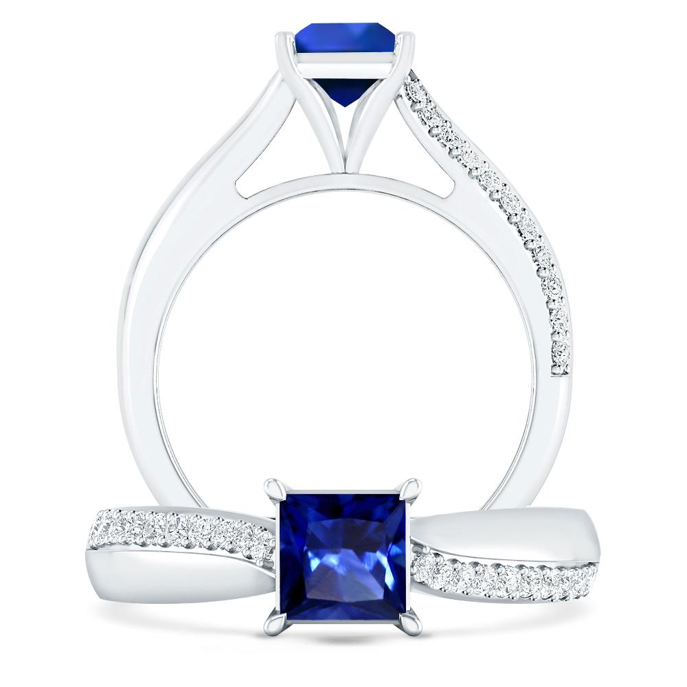 White Gold - Sapphire