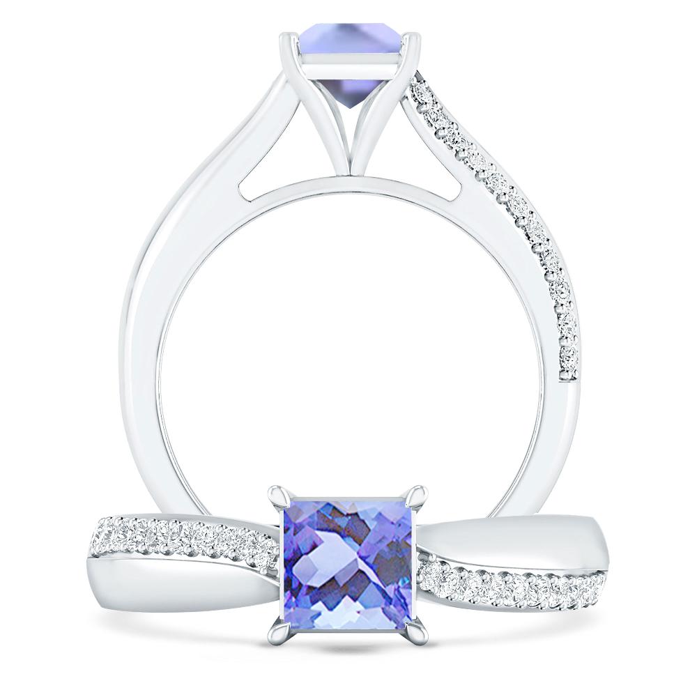 White Gold - Tanzanite