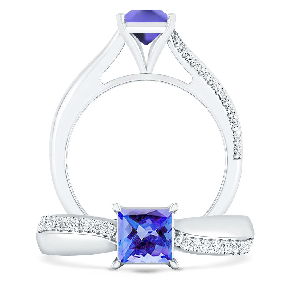 White Gold - Tanzanite