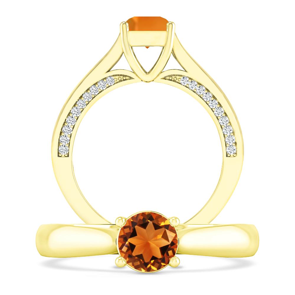 Yellow Gold - Citrine