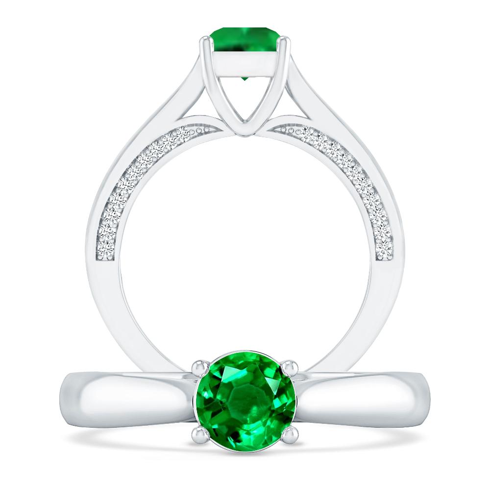 White Gold - Emerald