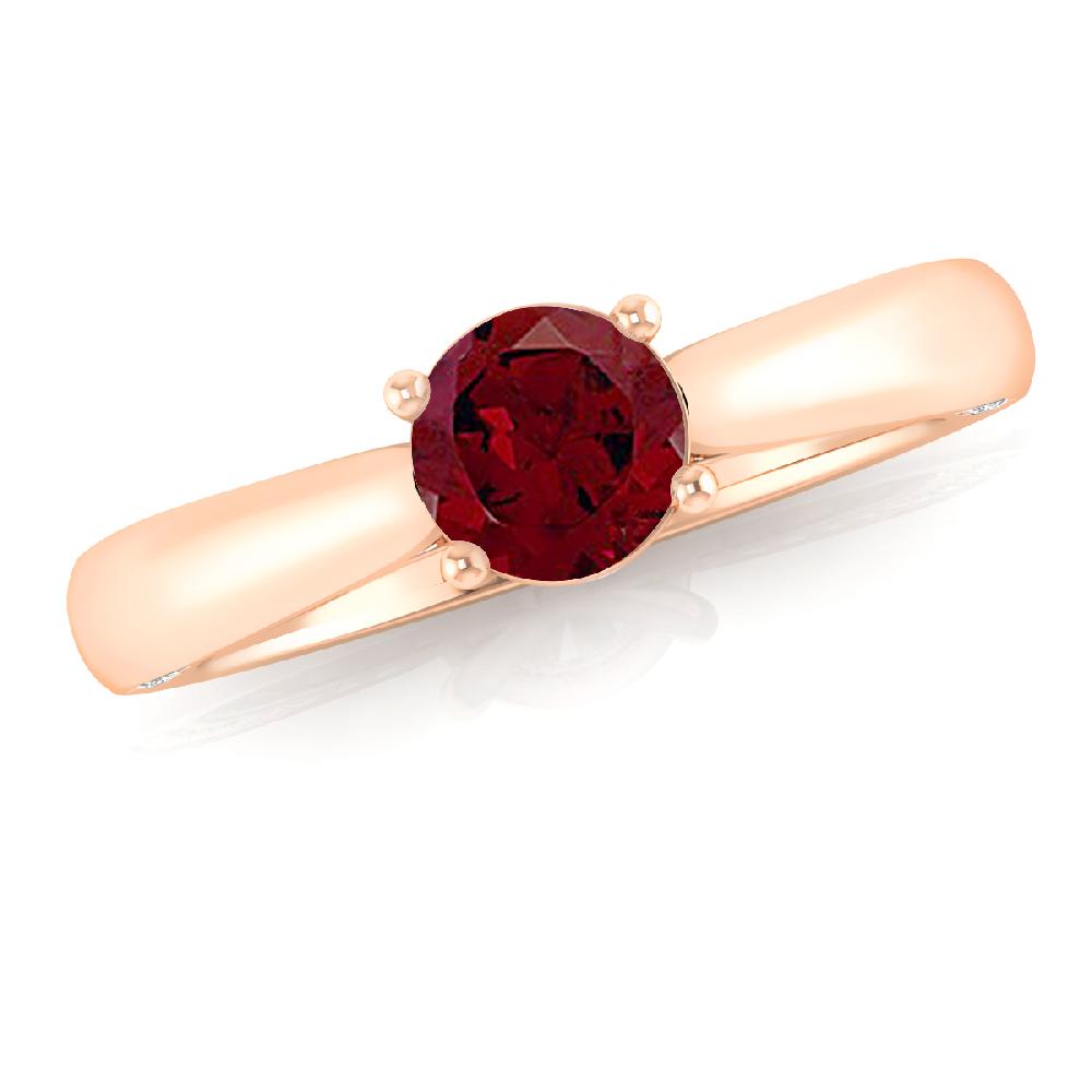 Rose Gold - Garnet