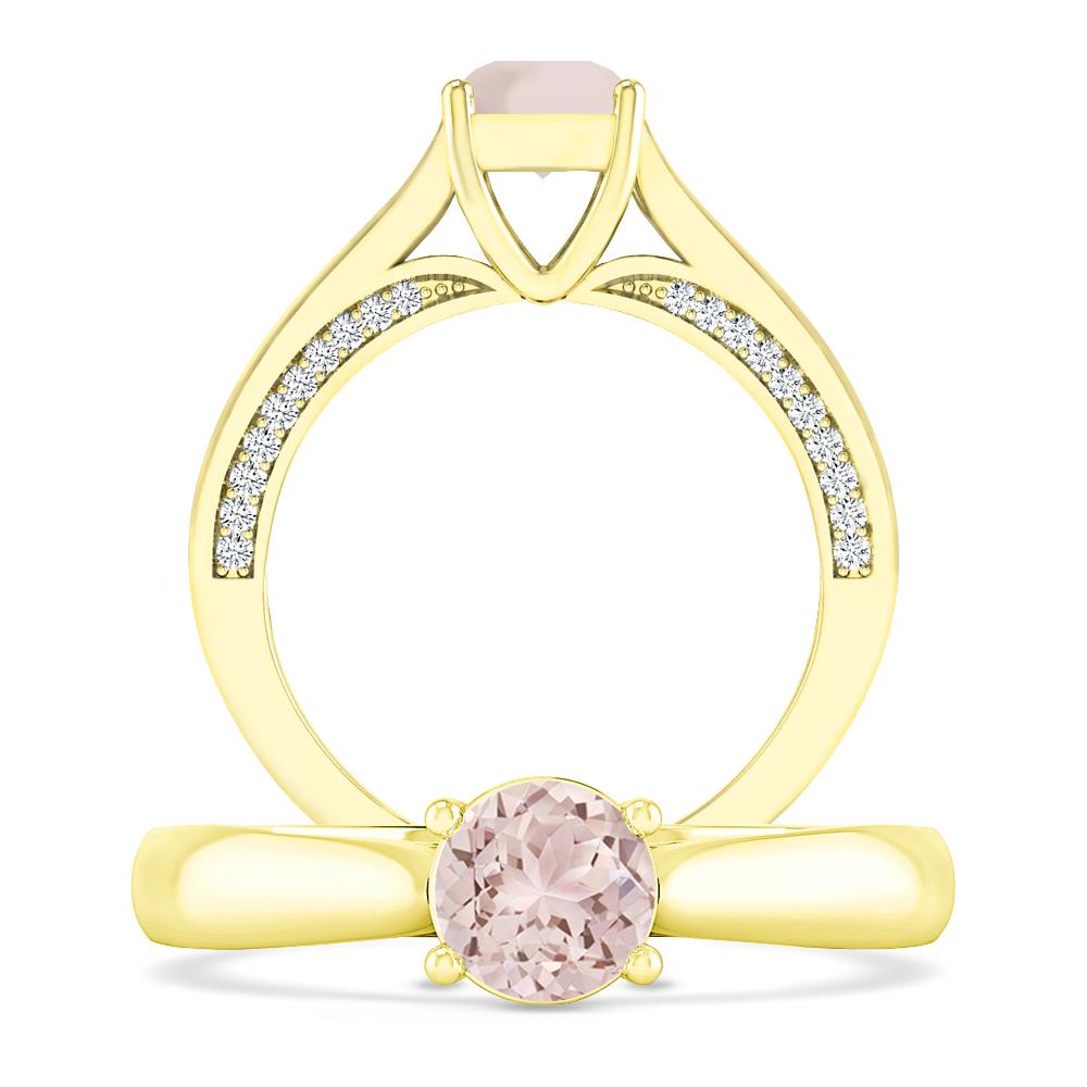 Yellow Gold - Morganite