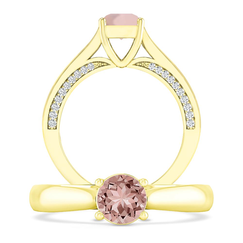 Yellow Gold - Morganite