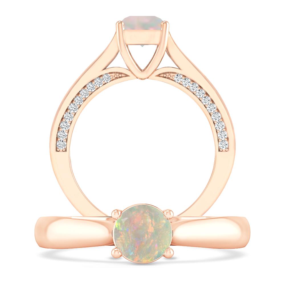 Rose Gold - Opal