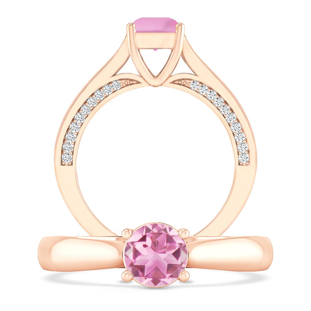 Rose Gold - Pink Tourmaline