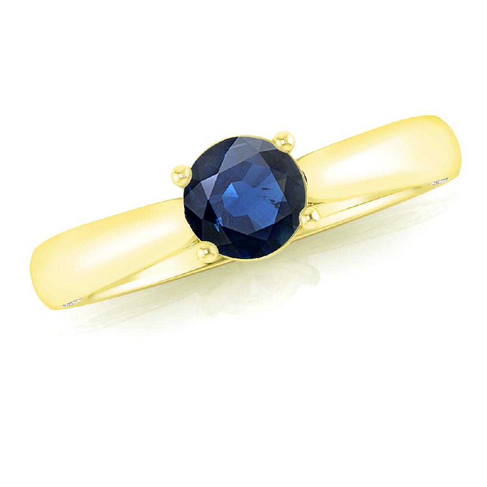 Yellow Gold - Sapphire