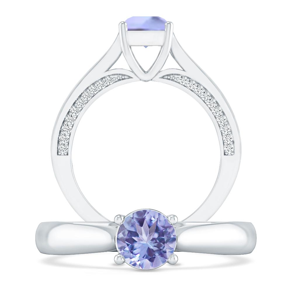 White Gold - Tanzanite