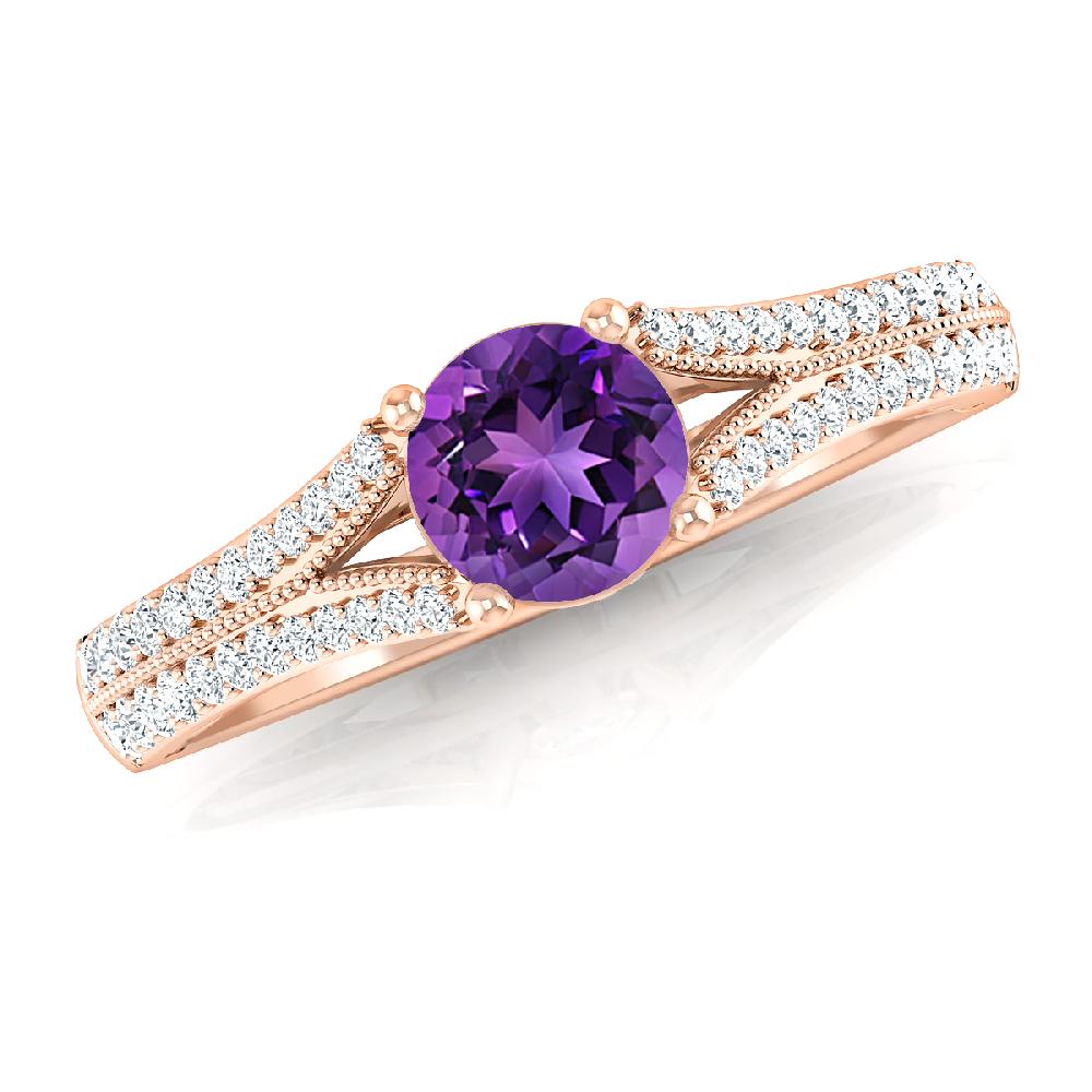 Rose Gold - Amethyst