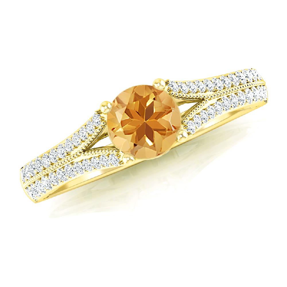 Yellow Gold - Citrine